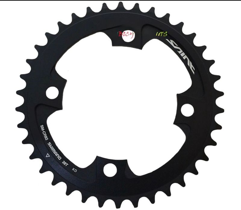 Shimano SAINT FC-M820 / FC-M825 10-SPEED 38t CHAINRING 2024 Drivetrain & Pedals usato