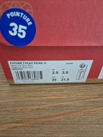 Used Puma Future 7 Play FG/AG Football Shoes Size 35 bike — image 7 of 7