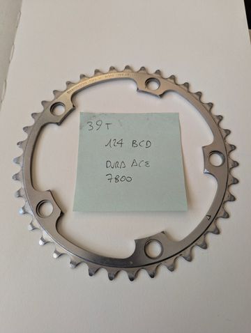 Shimano Corona Anteriore Dura Ace 7800 2011 Drivetrain & Pedals usato