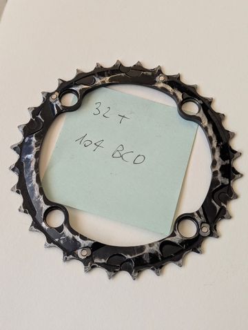 Brugt Shimano Corona Anteriore 32T 104 BCD bike — billede 2 af 2