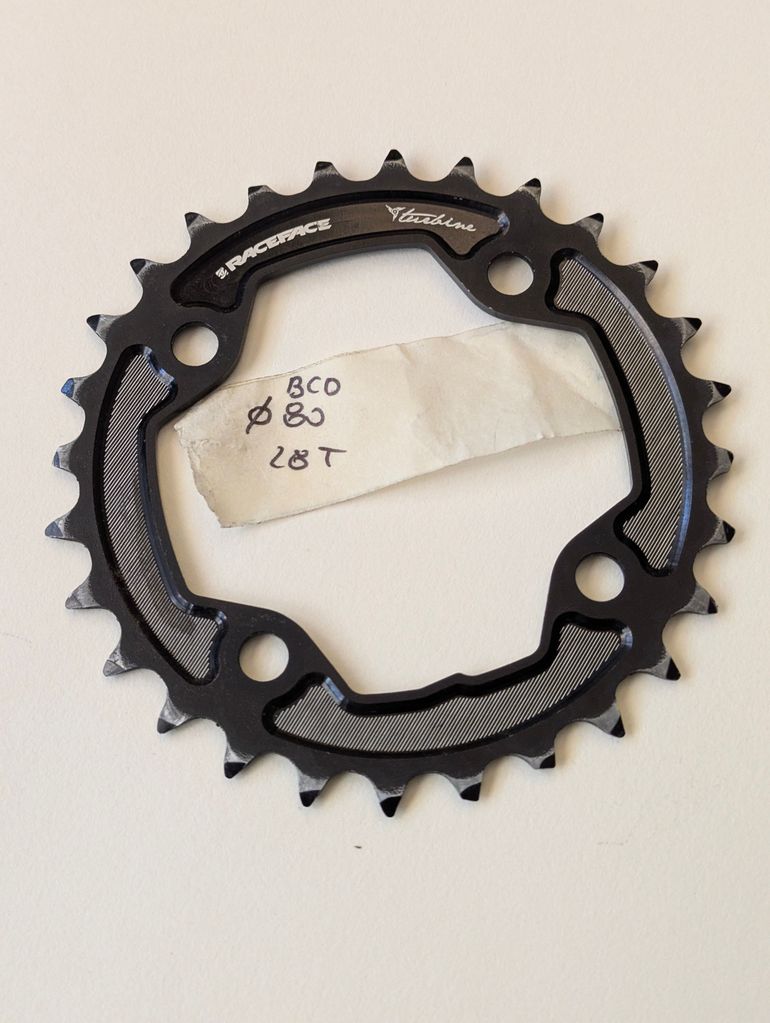Used Race Face Turbine 28T 80 BCD Chainring 2011 bike — image 1 of 3