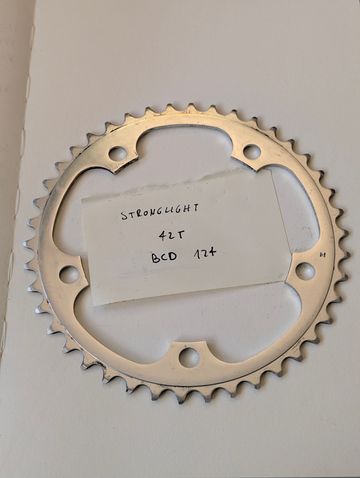 Brugt Stronglight Corona Anteriore 42T 124 BCD bike — billede 3 af 3