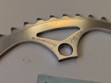 Used Shimano 51T 124 BCD Chainring bike — image 2 of 3