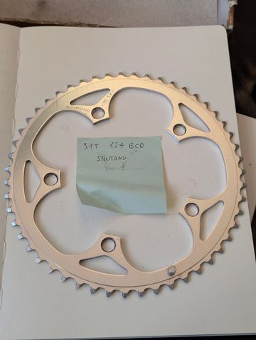 Used Shimano 51T 124 BCD Chainring bike — image 1 of 3