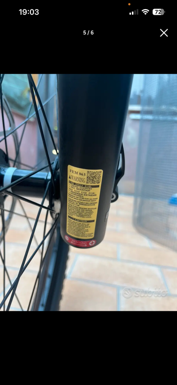 Used Sr Suntour Forcella SR Santour (Nuova) 2025 bike — image 6 of 6