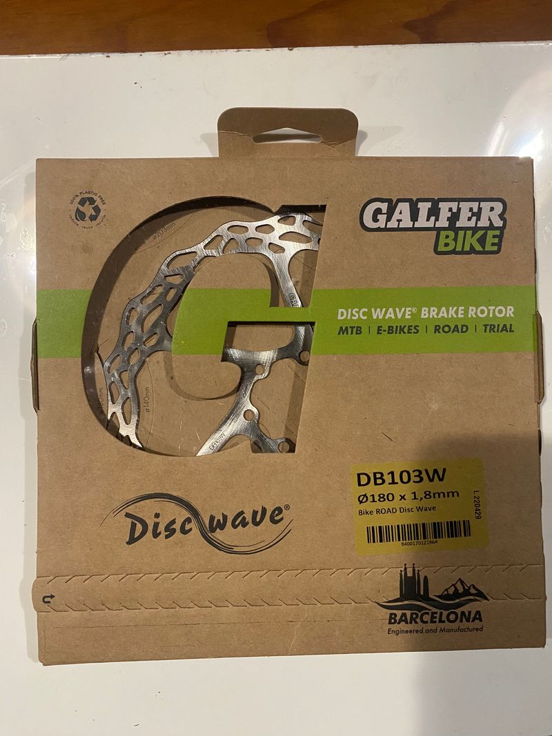 Used Galfer DB103W 180x1.8mm Brake Rotor Brakes