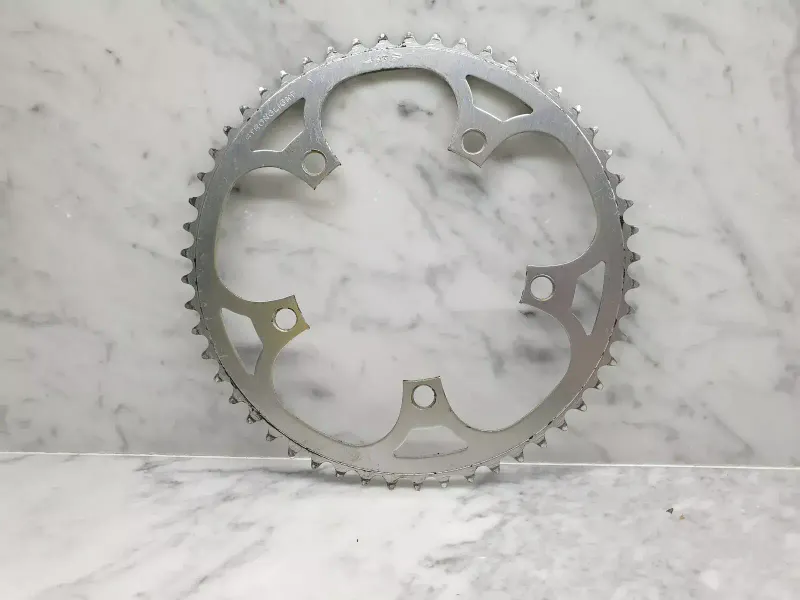 Brugt Stronglight Corona Race Shimano Guarnitura Crankset 53t 130mm Drivetrain & Pedals