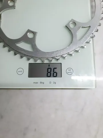 Used Stronglight Corona Race Shimano Guarnitura Crankset 53t 130mm bike — image 4 of 4