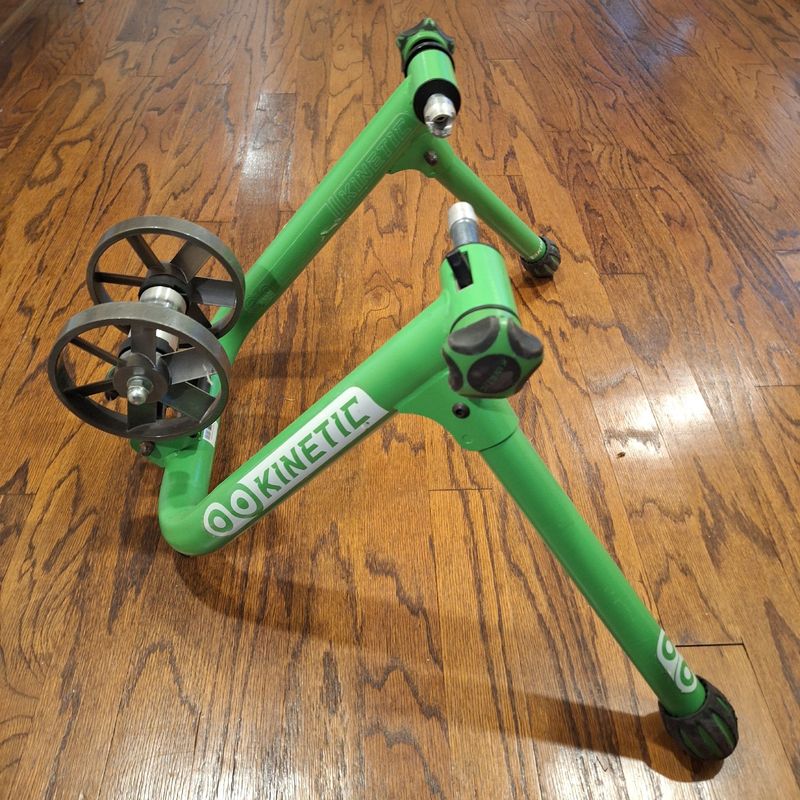 Used kinetic Magnetic trainer for sale 2015 Cycling Accessories