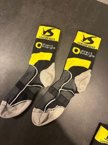 Brugt Ventura Sock Chaussette Direct Energie Pro Cycling Team - 2 paires bike — billede 4 af 10