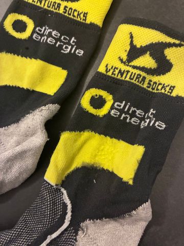 Brugt Ventura Sock Chaussette Direct Energie Pro Cycling Team - 2 paires bike — billede 9 af 10