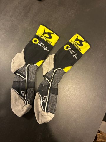 Brugt Ventura Sock Chaussette Direct Energie Pro Cycling Team - 2 paires bike — billede 10 af 10