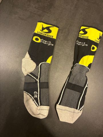 Brugt Ventura Sock Chaussette Direct Energie Pro Cycling Team - 2 paires bike — billede 3 af 10