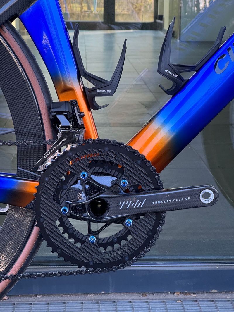 Used Thm-Carbones Clavicula SE 172.5mm Carbon Ti Crank Shimano Sram 2025 Drivetrain & Pedals