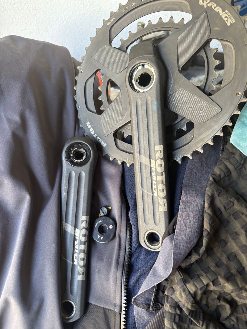 Used Rotor 3D+ Crankset 170mm 50/34T Drivetrain & Pedals