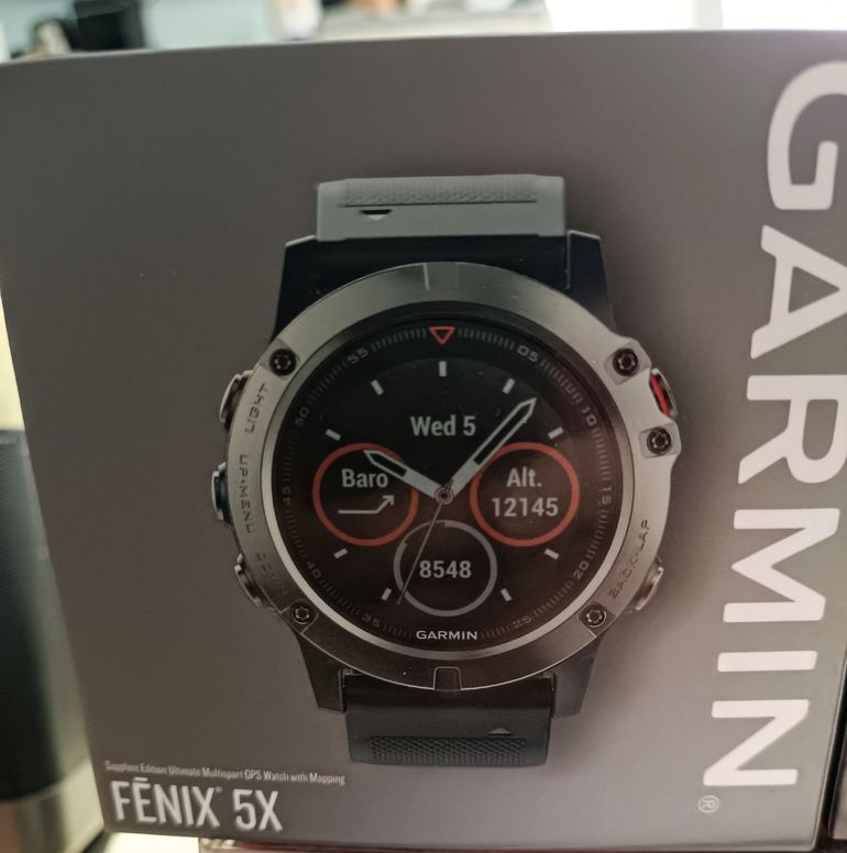 Used Garmin Fenix 5X Sapphire Smartwatch 51mm 2022 bike — image 9 of 10