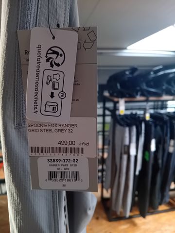 Fox Racing Ranger Grid Pants Steel Gray 2025 bike usato — immagine 5 di 6