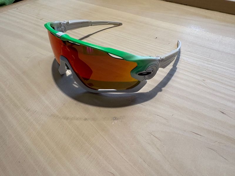 Brugt Oakley JAWBREAKER™ oo9290-15 LIMITOVANÁ Green Fade EDICE Cycling Accessories