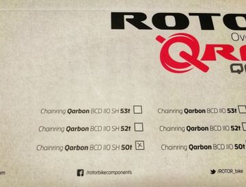 Used Rotor Qarbon Q-Ring 50T BCD110x5 bike — image 2 of 3