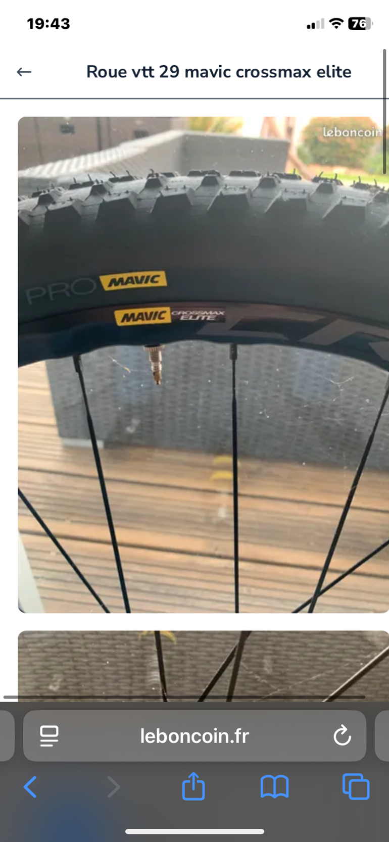Roue avant Mavic Crossmax XL Pro 26 - MAVIC - 88100 - Troc Vélo