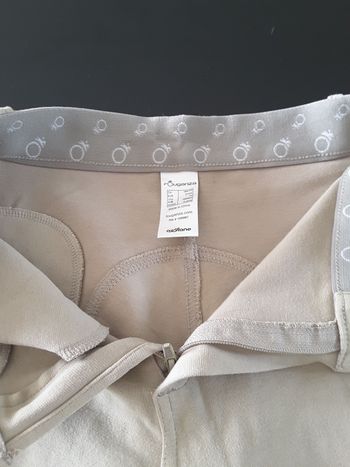 Used Fouganza Pantalon d’équitation Écru 14 ans bike — image 3 of 3