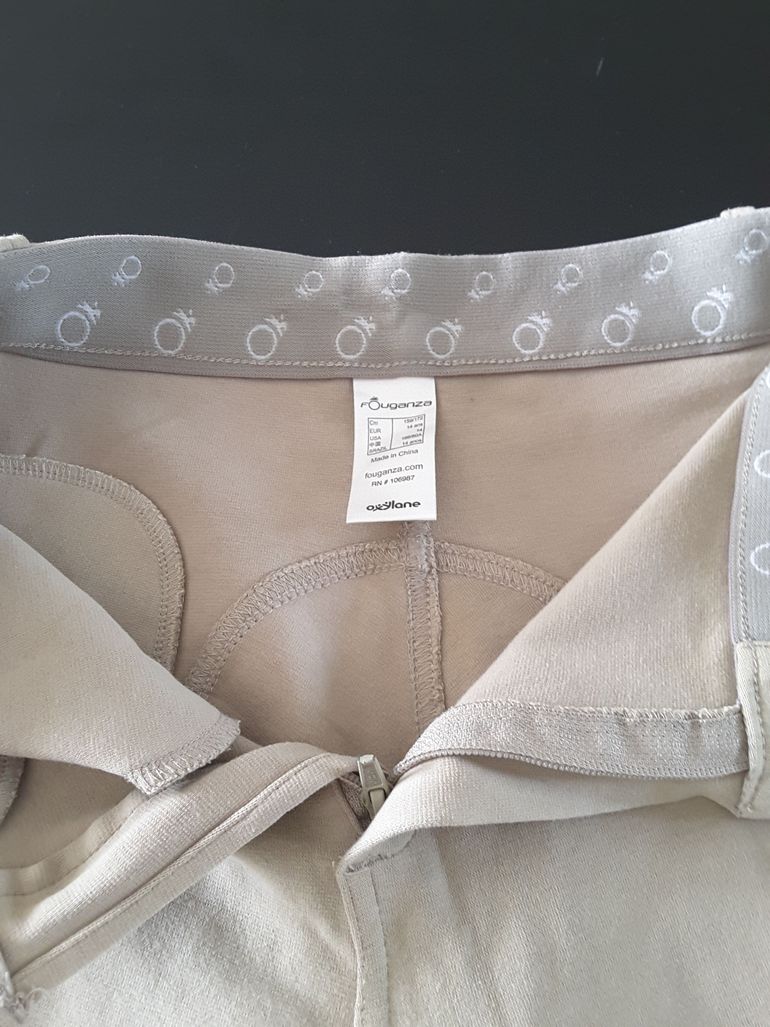 Used Fouganza Pantalon d’équitation Écru 14 ans bike — image 3 of 3