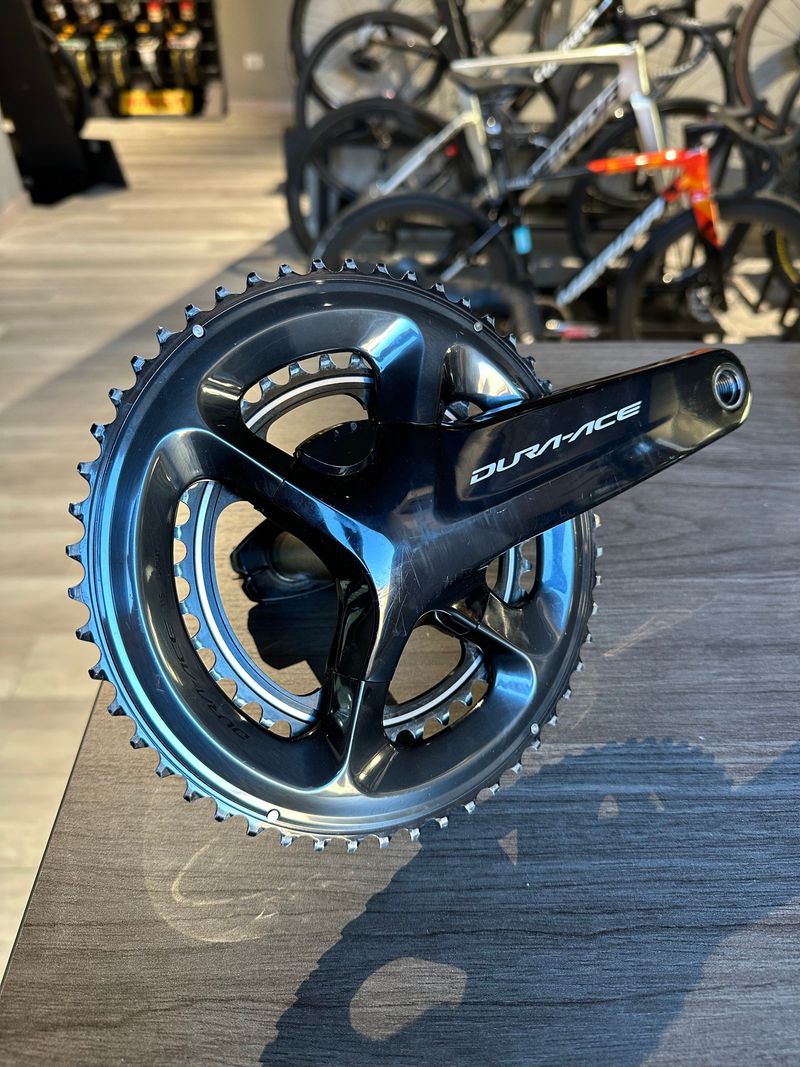 Gebrauchtes Shimano Dura-Ace R9100-P Powermeter Crankset Drivetrain & Pedals