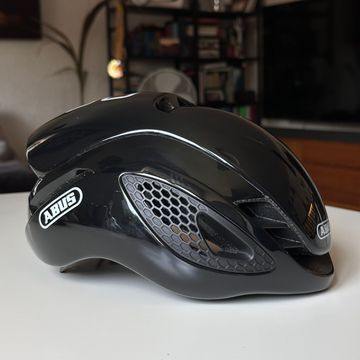 Gebrauchtes ABUS Gamechanger Helmet Shiny Black Small Cycling Accessories