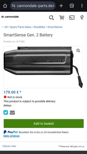 Gebrauchtes Cannondale SmartSense Gen 2 2025 bike — Bild 8 von 11