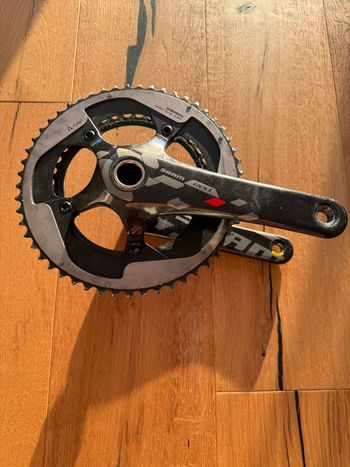 Used Sram Red GXP 10-fach Carbon Kurbelgarnitur	falcon grey-black/175,0 mm 39-53 2015 bike — image 2 of 2