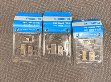 Gebrauchtes Shimano 3 paires de plaquette de frein metalique G04TI Brakes