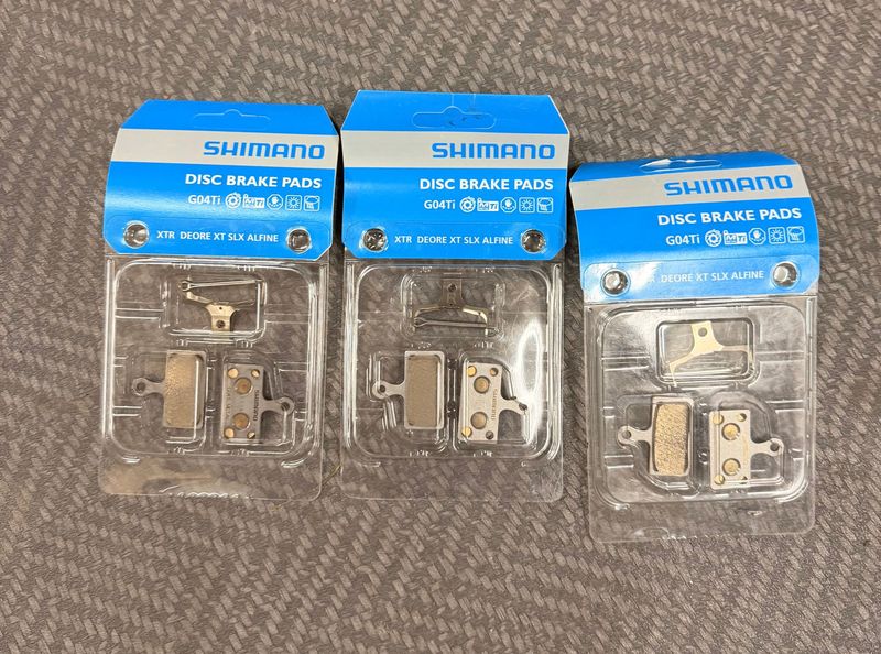Używany Shimano 3 paires de plaquette de frein metalique G04TI Brakes