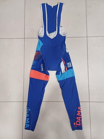 dama CALZAMAGLIA DAMA STRIPES BLU/ORANGE XS - DMSPA20-XS 2022 Cycling Clothing de segunda mano