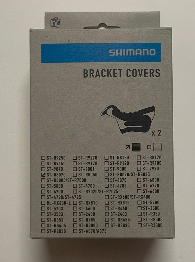 Used Shimano STI „Bracket Covers“ Brake Lever Grips ST-R8070 Brakes