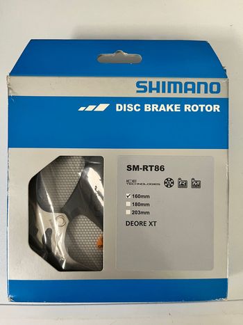 Disque De Frein Shimano SM-RT86 Ice-Tech 6 Trous 180 Mm - Neuf