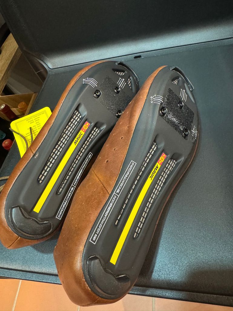 Used Mavic Classic leather cycling shoes 2020 bike — image 4 of 5
