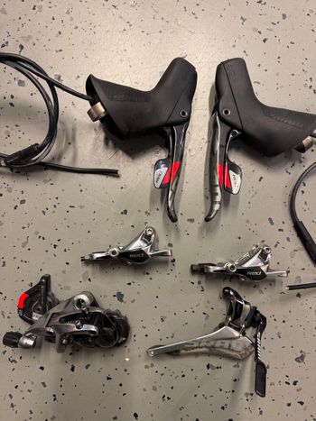 Sram, RED 22 Shifters with Hydraulic Disc Brakes