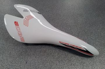 Brugt EDGE DESIGN Edge SD04 Carbon White Road Cycling Saddle Saddles & Seatposts