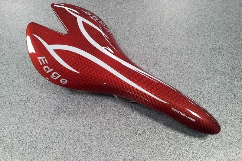 Used EDGE DESIGN Edge VC01 Carbon Red Road Cycling Saddle bike — image 2 of 2