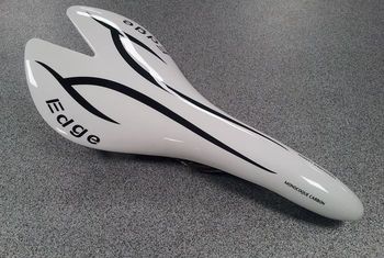 Used EDGE DESIGN Edge VC01 Carbon White Road Cycling Saddle bike