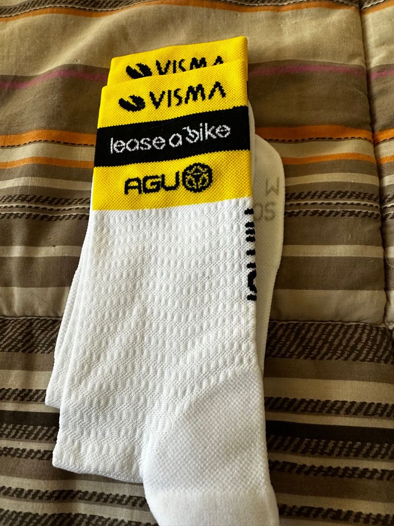 Tweedehands AGU calze premium Visma Lease a Bike M 2024 Cycling Clothing