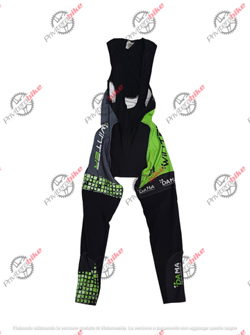 dama CALZAMAGLIA DAMA WINTER GRIGIO/VERDE S - DMWGV19-S 2020 Cycling Clothing d'occasion