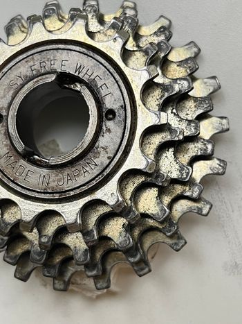 Used Shimano 5 speed freewheel 14-22 t bike