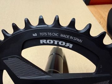 Używany Rotor Vegast 172.5mm 40T Crank bike — zdjęcie 3 z 5