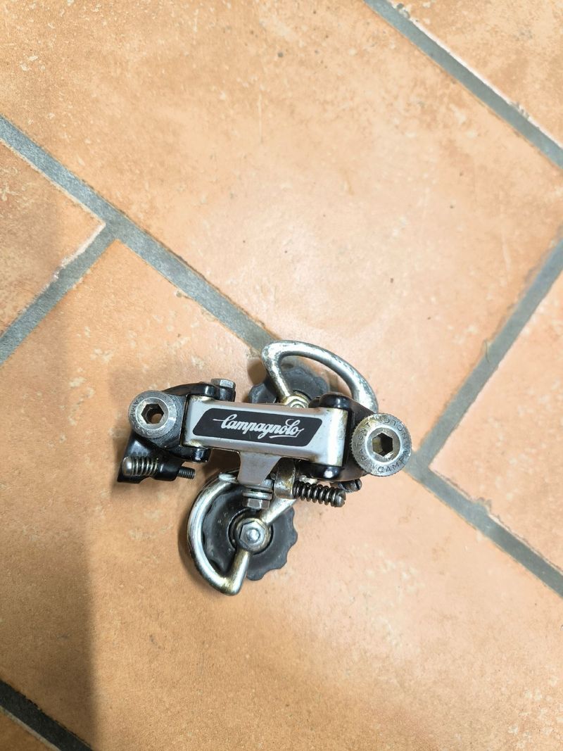 Tweedehands Campagnolo Super Record pat83 1983 Drivetrain & Pedals