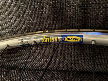 Tweedehands Mavic Reflex DT240S wielset, nieuwe velgen spaken en nippels 2015 bike — afbeelding 3 van 6