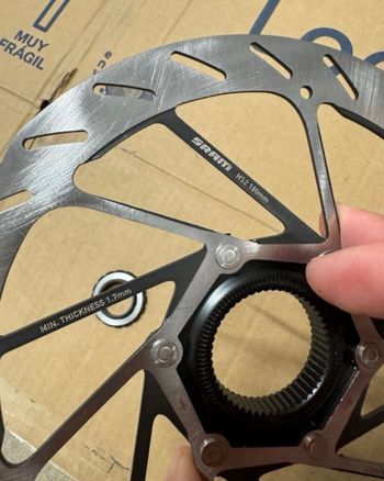 Used Sram disco  xx sl 180mm center look 2025 bike — image 4 of 4