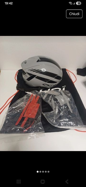 Used Ekoi Ar14 casco Aero Helmet 2024 Cycling Accessories