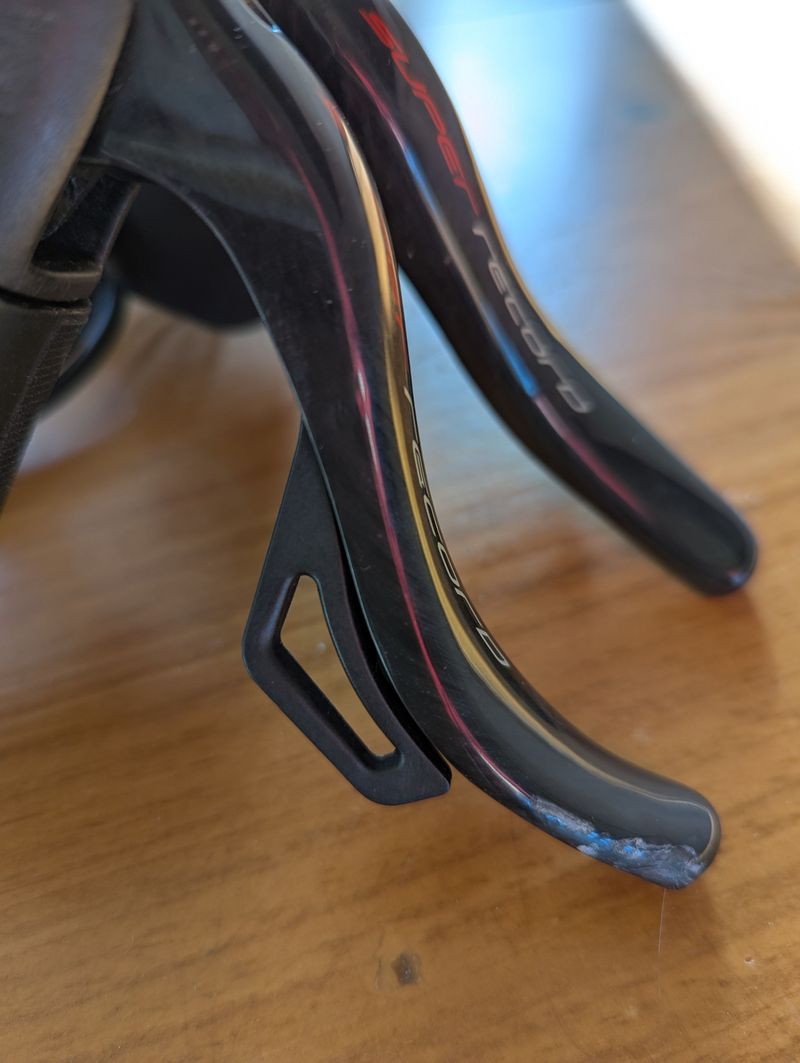 Used Campagnolo Super Record EPS 12-speed Levers Drivetrain & Pedals