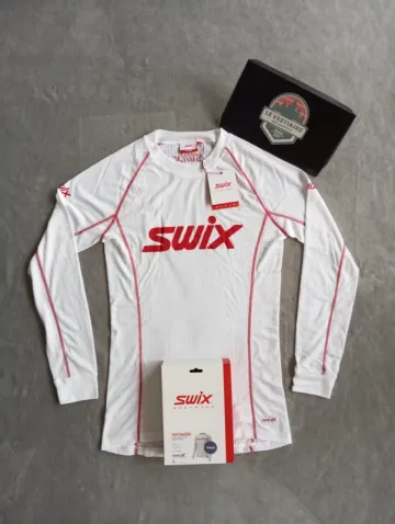 Used Swix Maillot manches longue sous couche Taille L femme bike — image 1 of 4